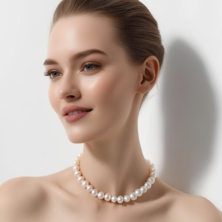 Collana classica di perle bianche – Eleganza senza tempo